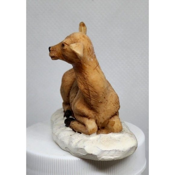 Lemax Kneeling Deer Miniature Shelf Sitter Home Decor Animal - Picture 4 of 12